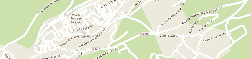 Mappa della impresa hotel ristorante giardino dei principi srl a CITTA SANT ANGELO