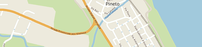 Mappa della impresa oleificio matalucci a PINETO