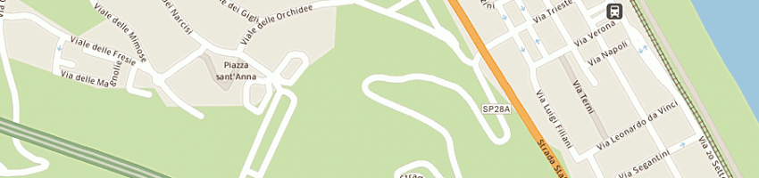 Mappa della impresa foto ottica bizzarri snc lino a PINETO