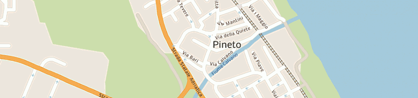 Mappa della impresa alleanza assicurazioni a PINETO