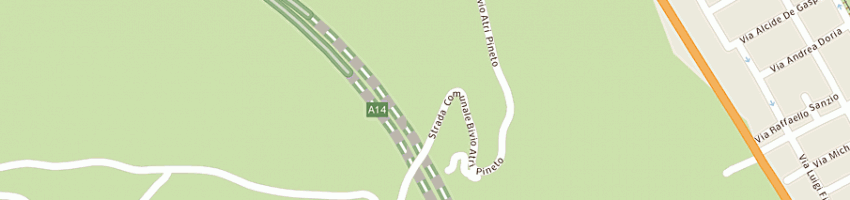 Mappa della impresa agriturismo col morino a PINETO