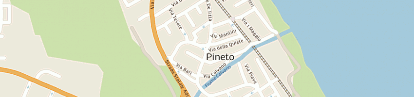 Mappa della impresa STABILIMENTO BALNEARE LA CAPANNA