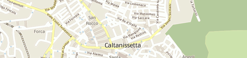 Mappa della impresa cinnirella giovanni a CALTANISSETTA