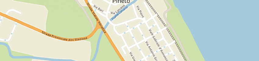 Mappa della impresa petracca gianroberto a PINETO