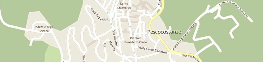 Mappa della impresa laboratorio orafo trine d'oro colamarino r a PESCOCOSTANZO