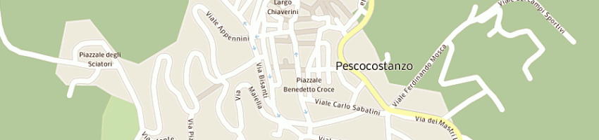 Mappa della impresa scuola elementare a PESCOCOSTANZO