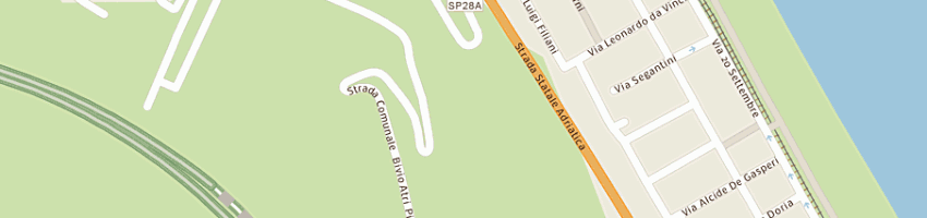Mappa della impresa palazzese luigi a PINETO