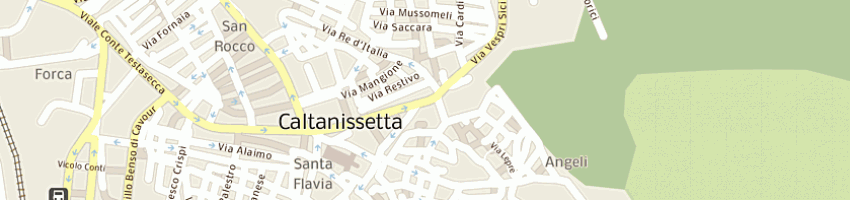 Mappa della impresa francesca boutique srl a CALTANISSETTA