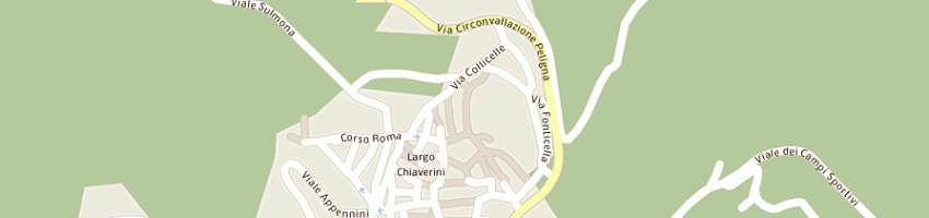 Mappa della impresa ricci domenico a PESCOCOSTANZO