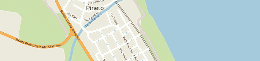 Mappa della impresa ics - italian car stiling srl a PINETO