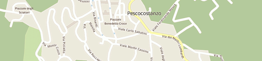 Mappa della impresa macino dante a PESCOCOSTANZO