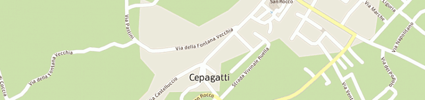 Mappa della impresa ciarciaglini meri a CEPAGATTI