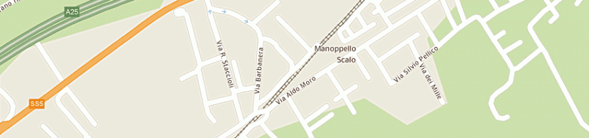 Mappa della impresa lavanderia d'urbano concetta a MANOPPELLO