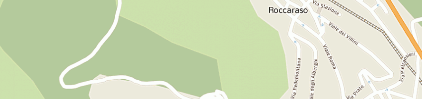 Mappa della impresa hotel paradiso aremogna srl a ROCCARASO