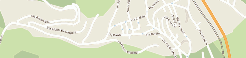 Mappa della impresa oddis giuliano a ROCCARASO