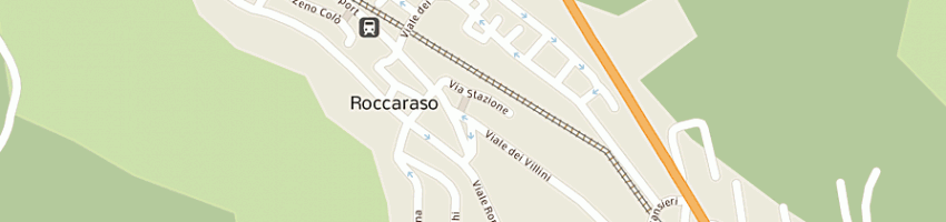 Mappa della impresa hotel iris colecchi stefano snc - di sarrocco consiglia e c a ROCCARASO