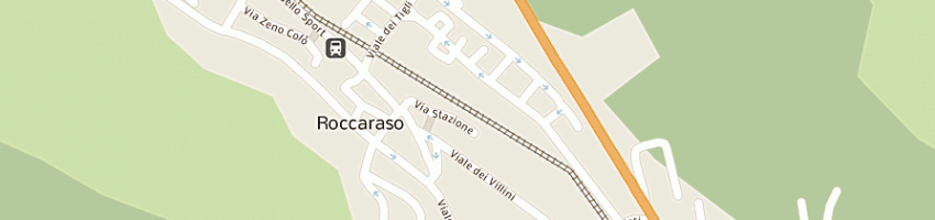 Mappa della impresa hotel vetta d'abruzzo a ROCCARASO