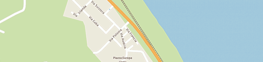 Mappa della impresa hotel mare blu a PINETO