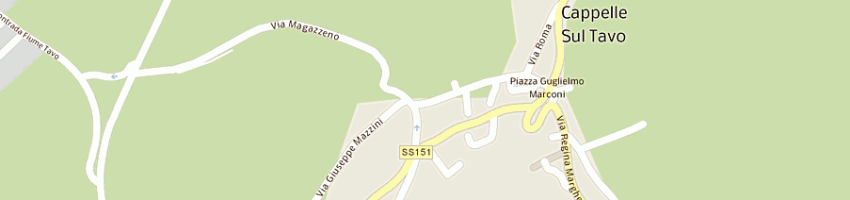 Mappa della impresa tapognani carlo a CAPPELLE SUL TAVO