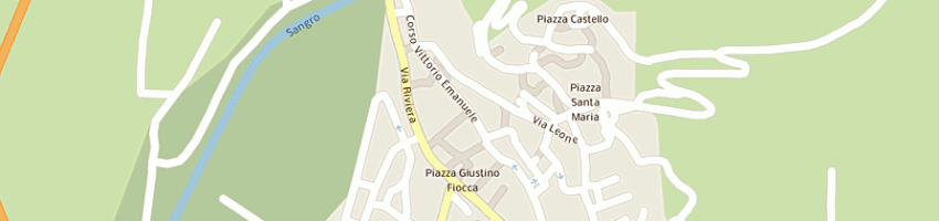Mappa della impresa giulio fiocca abbigliamento gerim sas a CASTEL DI SANGRO