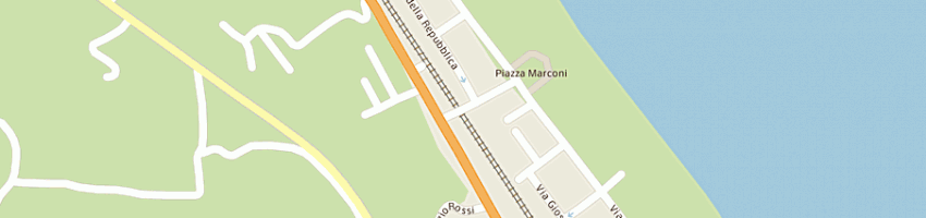 Mappa della impresa acconciatore di giosia bruno a SILVI