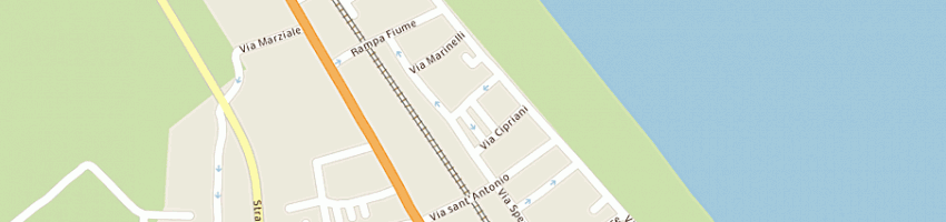 Mappa della impresa bar a onda a SILVI