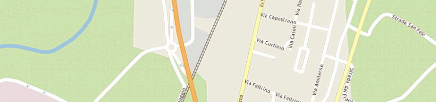 Mappa della impresa la conca srl a CHIETI