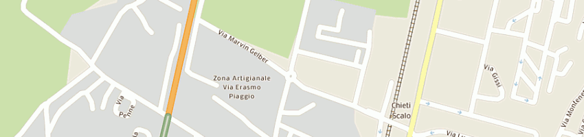 Mappa della impresa zuccarini fratelli (snc) a CHIETI
