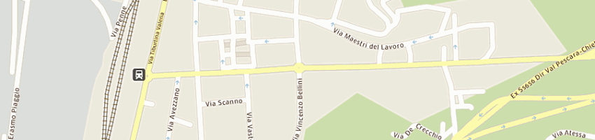 Mappa della impresa barone marco a CHIETI