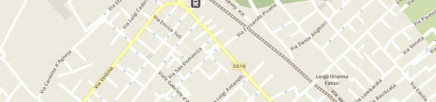 Mappa della impresa panetteria del centro di tacconelli a MONTESILVANO