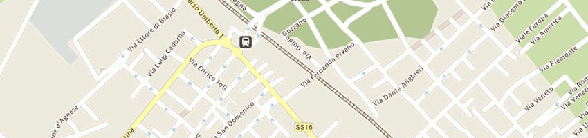Mappa della impresa ristorante rosa dei venti a MONTESILVANO