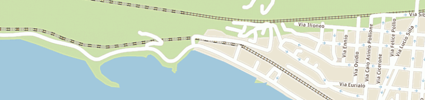 Mappa della impresa ristorante le sciantose a POZZUOLI