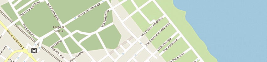 Mappa della impresa bar pizzeria crystal a MONTESILVANO