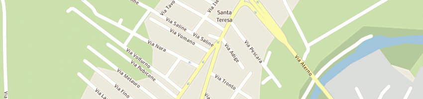 Mappa della impresa caffe' alessandra a PESCARA