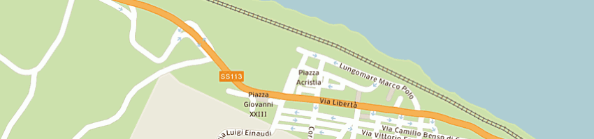 Mappa della impresa municipio a POLLINA