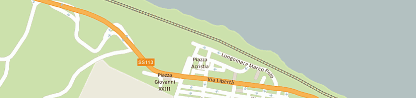 Mappa della impresa idea regalo di testa giovanna a POLLINA