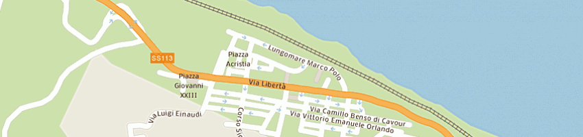 Mappa della impresa bonomo e ticli snc a POLLINA