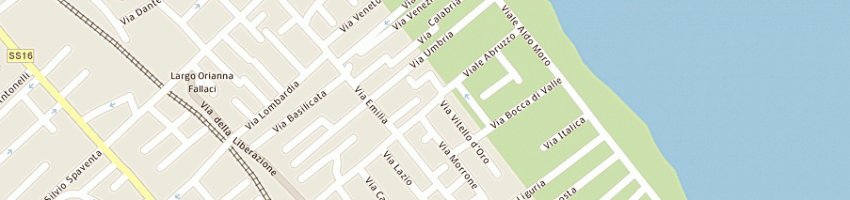 Mappa della impresa tiberini giovanni a MONTESILVANO