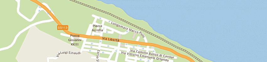 Mappa della impresa oasi a POLLINA