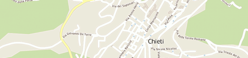 Mappa della impresa studio legale de tiberiis mariapia a CHIETI