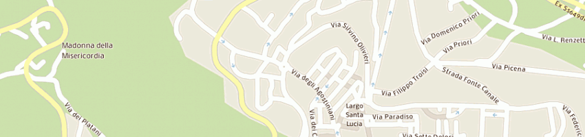 Mappa della impresa ristorante taverna di bacco a CHIETI