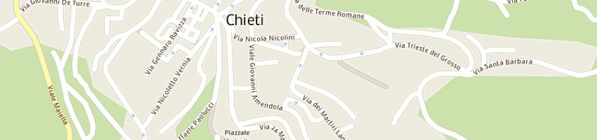 Mappa della impresa perinelli vincenzo giuseppe a CHIETI