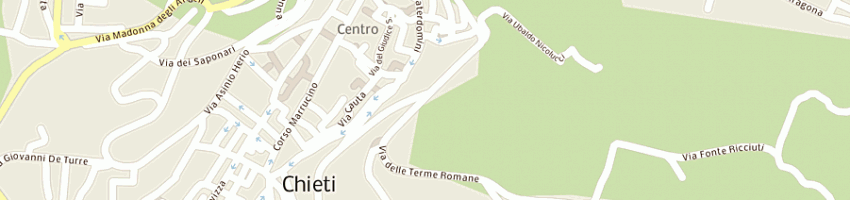 Mappa della impresa durante elio a CHIETI