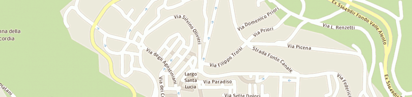 Mappa della impresa pietragrossa sas di matricardi vincenzo e c a CHIETI