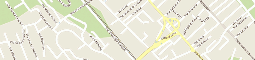 Mappa della impresa akros srl a MONTESILVANO