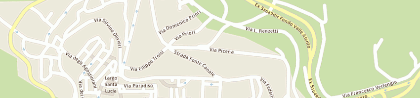 Mappa della impresa dea costruzioni - snc- di del grosso marcello e c a CHIETI