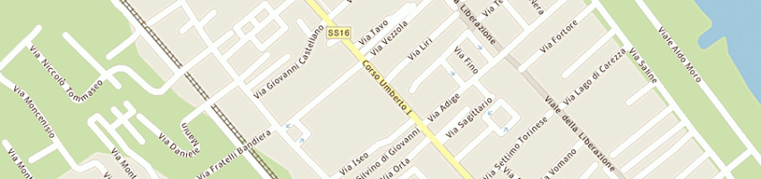 Mappa della impresa marini sas di marini d e c a MONTESILVANO