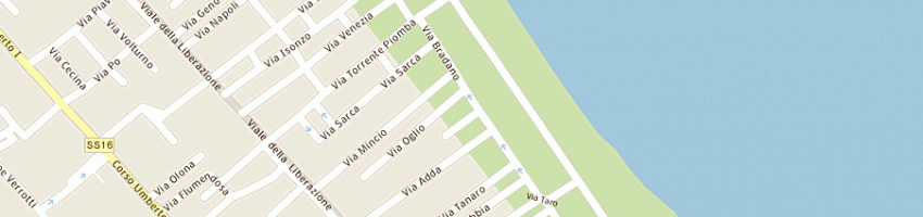 Mappa della impresa hotel le nazioni a MONTESILVANO