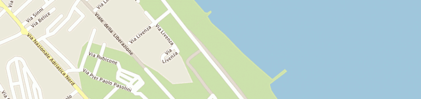 Mappa della impresa stabilimento balneare la lampara a PESCARA