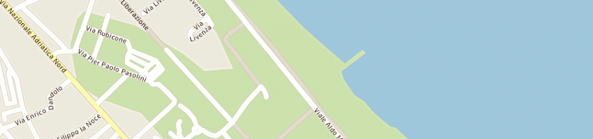 Mappa della impresa stabilimento balneare hawaii pescespada a PESCARA